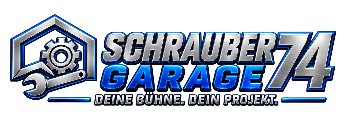 Schraubergarage 74 – Deine Bühne. Dein Projekt.